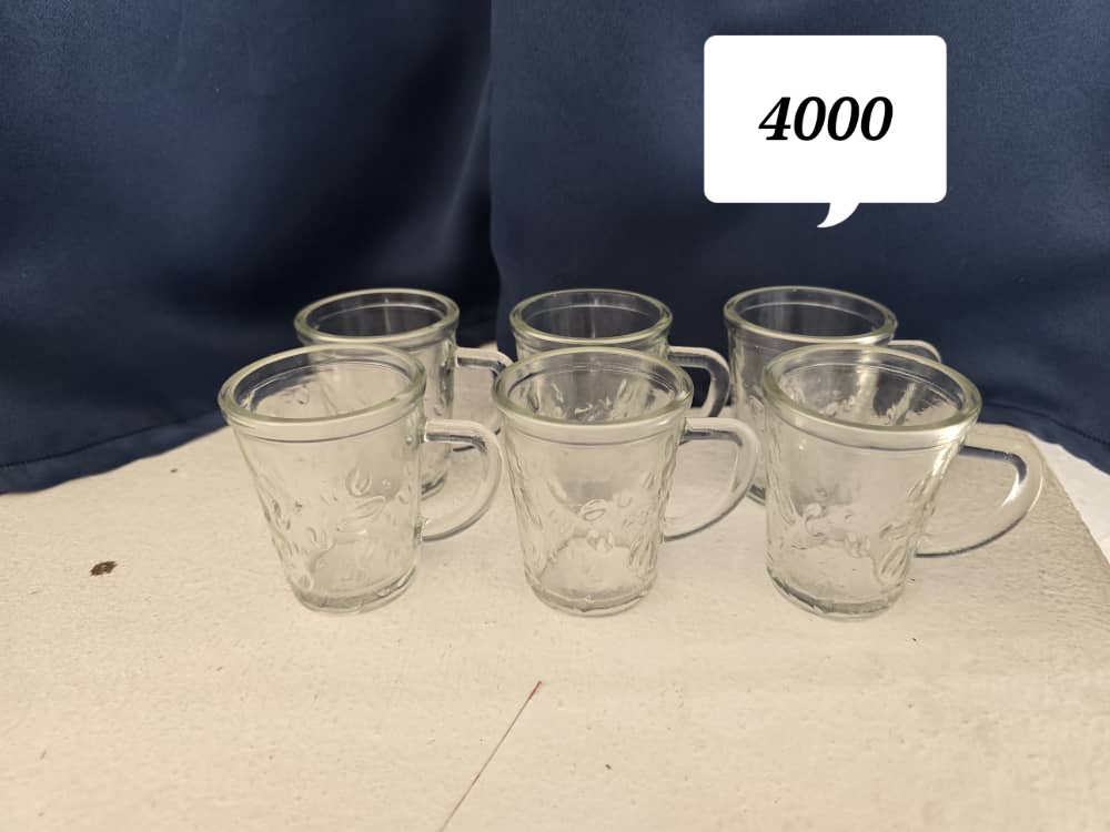 Tazas transparentes
